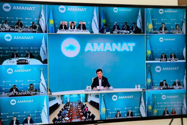«АМАNАТ» Конституцияға өзгерістер мен толықтырулар енгізуді қолдады