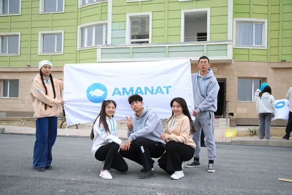 Түркістандық рухтастар "Менің таңдауым - Аmanat" акциясын өткізді