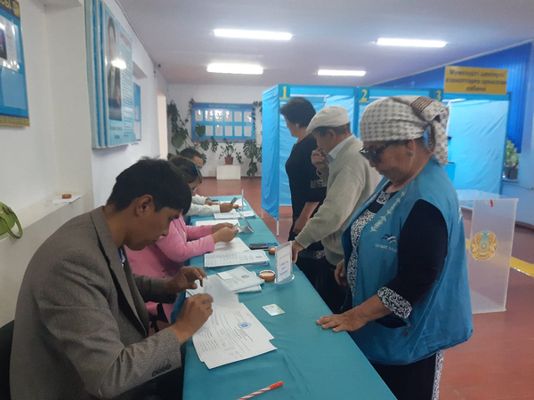 Түркістан облысында ауыл әкімін сайлау өтті 