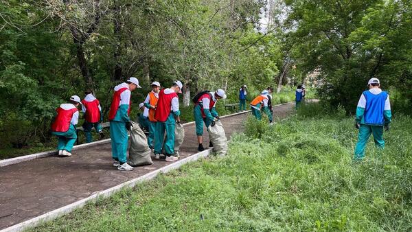 «Таза Қазақстан»: Қарағанды облысында экологиялық квест өтті