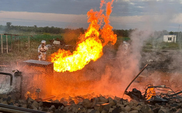 СҚО-да газ таситын көлік жарылып, 8 адам күйіп қалды
