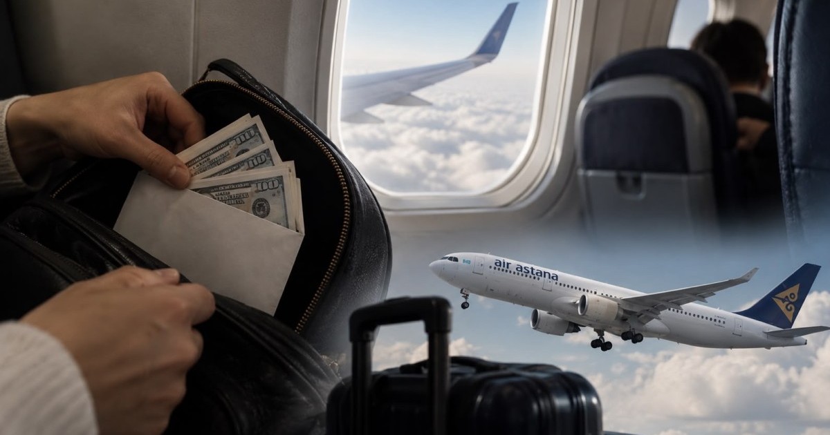 Air Astana рейсінде жолаушылардың 3400 доллары жоғалды