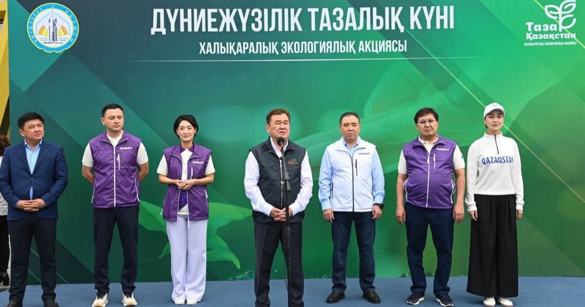 Сыр өңірінде дүниежүзілік тазалық күніне орай жаппай экологиялық акция өтті