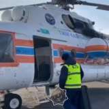 Ұлытау облысында жоғалған ер адам табылып, ТЖМ тікұшағымен жеткізілді