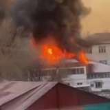 Алматыда балалар үйінің ауласында өрт шықты