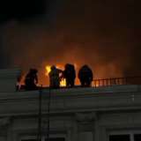 Алматыда ғимарат өртенді