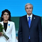 Түркістандық сауыншы «Ерен еңбегі үшін» медалімен марапаттады