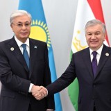 Тоқаев Ташкенттегі Конгресс орталыққа келді