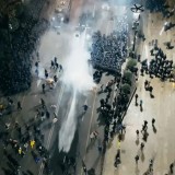 Грузин полициясы шеруге шыққандарға I дүниежүзілік кезінде қолданылған уды шашқан болуы мүмкін