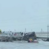 Ақмола облысында ірі жол-көлік оқиғасы: бір адам қаза тауып, екеуі жарақат алды