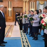 Президент прокуратура мен күштік құрылымның қызметкерімен кездесті