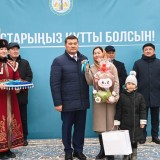 Қызылордалықтар Жаңа жыл қарсаңында пәтер кілтін алды