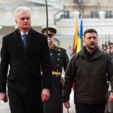Литва Украинаға қолдауын күшейтпек: Зеленский Вильнюске ресми сапармен барды