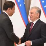 Геннадий Головкин Өзбекстан президентімен кездесті