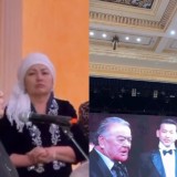 "Топырағы торқа болсын": Мақпал Жүнісова марқұм Асанәлі Әшімовтің қырық күндік асында жүрекжарды сөзін айтты (ВИДЕО)