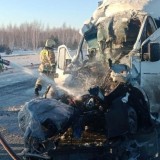 Ақмола облысындағы жол апаты. Жүргізуші көліктің ішінде қысылып қалды