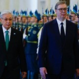 Қасым-Жомарт Тоқаев Сербия Президентін Ақордада қарсы алды