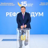 Нұрлыбек Нәлібаев республикалық референдумда дауыс берді