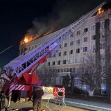 Ақтөбеде әкімшілік ғимаратта өрт шықты