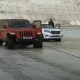 Маңғыстауда табиғатты бүлдірген шетелдік блогерге айыппұл салынды