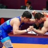 Азия чемпионаты: Бекзат Үркімбай Олимпиада чемпионымен қола жүлде үшін күреседі