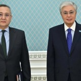 Президент ҰҚШҰ Бас хатшысы Таалатбек Масадыковты қабылдады