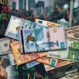 Доллар бағамы демалыс алдында биржада 470 теңгеден төмендеді