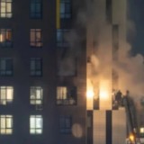 Астанада өрт кезінде үш баласынан айырылған әйел есін жиды