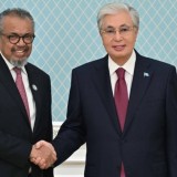 Президент Дүниежүзілік денсаулық сақтау ұйымының басшысымен маңызды мәселелерді талқылады