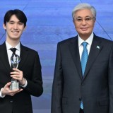 Президент ЖИ саласындағы ұлттық байқау жеңімпаздарын марапаттады