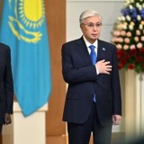 Қасым-Жомарт Тоқаев Тәуелсіздік сарайында Кения Президентін қарсы алды