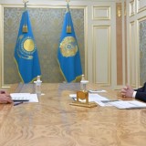 Мемлекет басшысы Астана қаласының әкімі Жеңіс Қасымбекті қабылдады