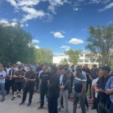 Руслан Өскенәлі Оңтүстік Жезқазған кенішінің еңбек ұжымымен кездесу өткізді