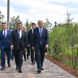 Президент Щучинск қаласындағы бірқатар нысанды аралап көрді