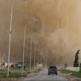 Маңғыстауда шаңды құйын байқалды: ТЖД түсініктеме берді