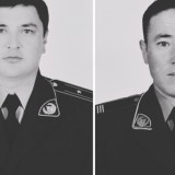 БҚО-да қаза тапқан екі полицейді ақтық сапарға шығарды