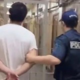 Полиция Данияр Елеусіновтің жол апаты мен ұсталған сәтін көрсетті