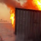 Жезқазғанда трансформаторлық қосалқы станса өртенді