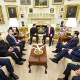 Трамп Ақ үйде Зеленский мен Нетаньяхуды қабылдады
