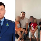 Қарағандыда полицей мен Ұлттық ұлан офицері өрттен бес баланы аман алып шықты