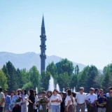 Шығыс Қазақстандағы Абай ескерткішінің жанында ақынның өлеңдері оқылды