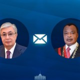 Тоқаев Конго Президентіне құттықтау жеделхатын жолдады