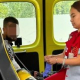 Алматы тауларында турист мотоциклден құлап, қолын сындырды