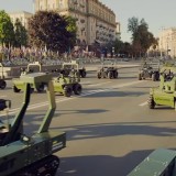 Украина тәуелсіздігінің 35 жылдығын дрондар мен роботтар шеруімен атап өтті