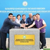 Қызылорда Сырдария өзені арқылы өтетін жаңа көпір құрылысының капсуласы салынды