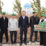 Ұлытау облысында «Таза Қазақстан» аясында 3500 ағаш отырғызылды