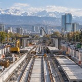 Алматыда LRT құрылысының белсенді кезеңі жүріп жатыр