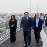 Шымкентте Тіленшин көшесіндегі жаңа автокөлік өткелі ашылды