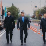 Шымкентте жаңа жолайырықта көлік қозғалысы ашылды
