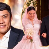 "Шаңырақ көтердік": Танымал актер өзінен 21 жас кіші қызға үйленіп, тойын жасады